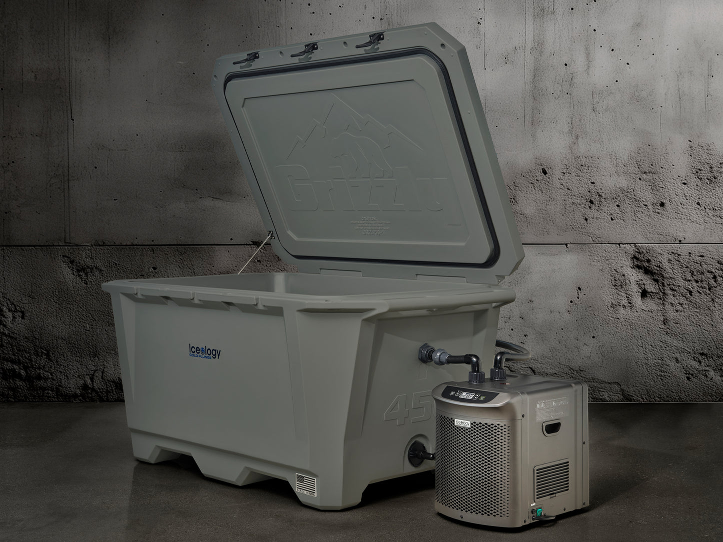 Iceology Cold Plunge 450 with Active Aqua Chiller