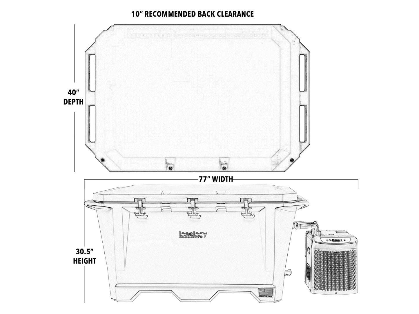 Iceology Cold Plunge 450 with Active Aqua Chiller